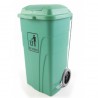 CONTENEDOR RUEDAS CON PEDAL 120L
