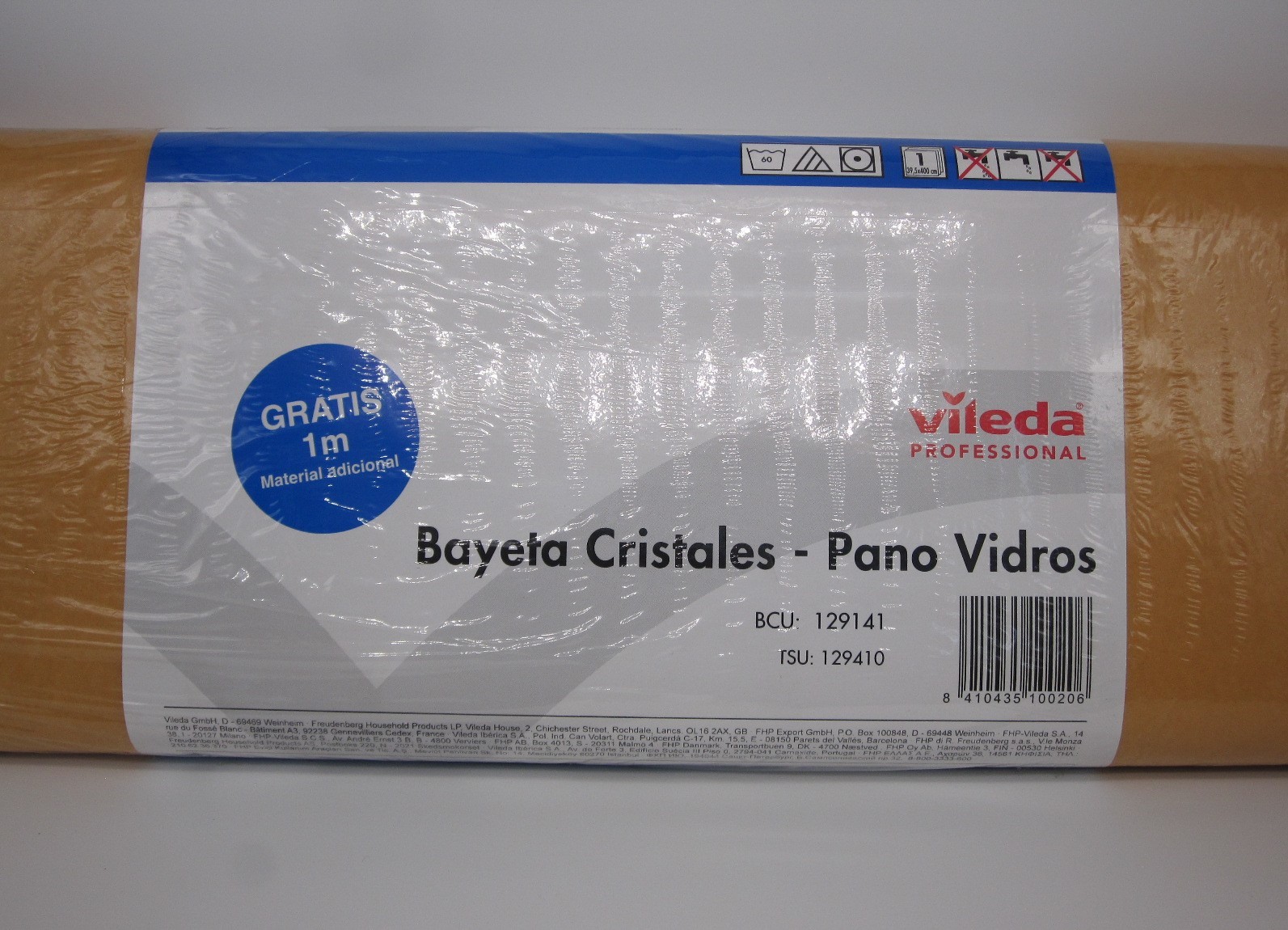 BAYETA ROLLO VILEDA CRISTALES 39,5X400