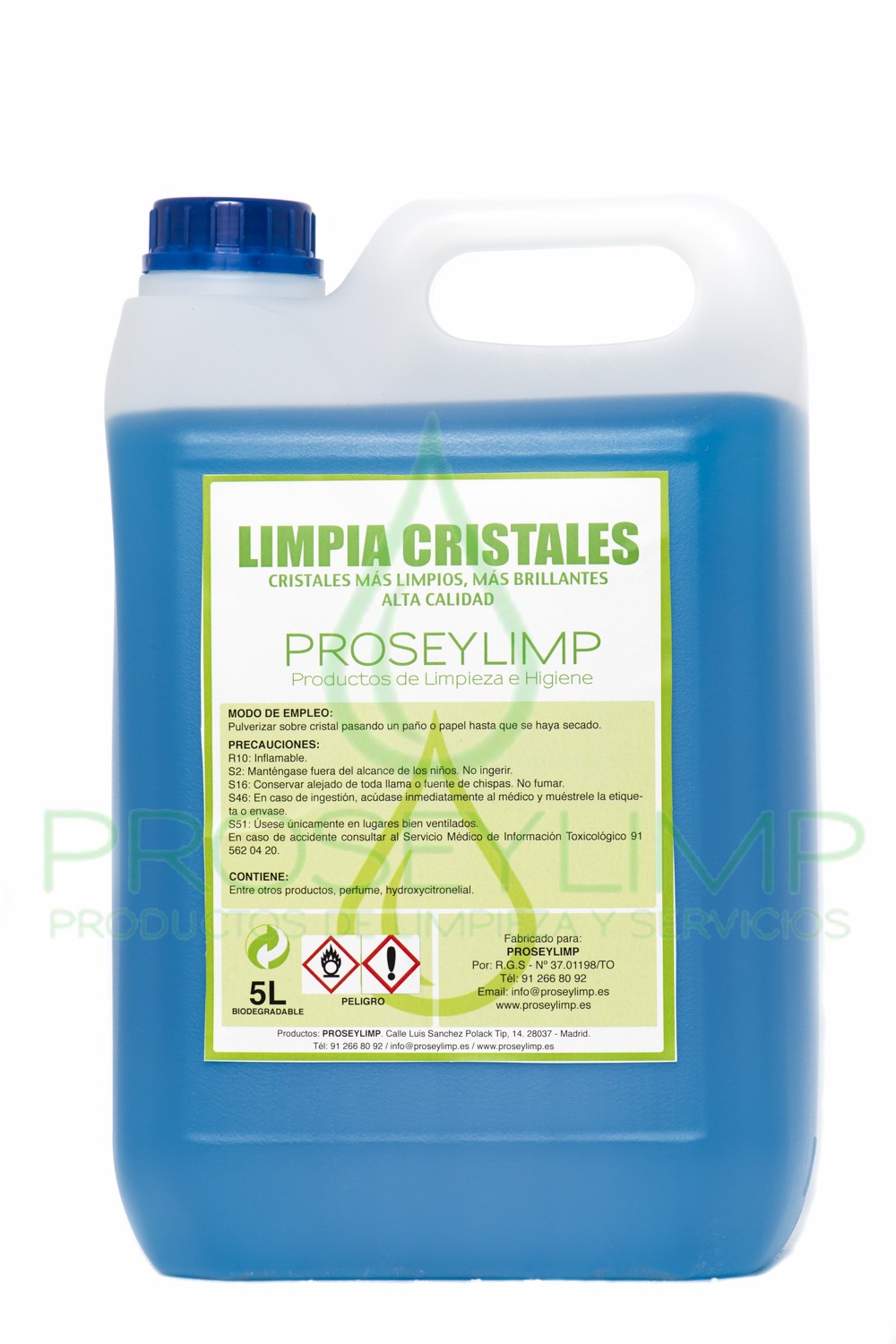 Cristasol Limpiacristales cristalino 5L