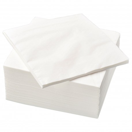 SERV. MESA BLANCA 2C 33X33 50 UNID